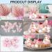 Cake Decorations 44 PCS Paper Palm Fan Cake Decorations Pink Palm Leaf Cake Toppers Cake Decorations For Birthday Party Wedding Valentine's Day - Buy Online on SooperMarket.com