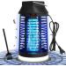 Wueaoa insect destroyer electrically with LED light 15W 4200V UV mosquito lamp outdoor mosquito trap electrically electrically fly trap insect trap for inside and outside