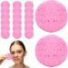 Teksome Face Wash Sponges | Wood Pulp Cotton Skincare Sponges | Cosmetic Spa Sponges Makeup Remover Cleansing Pads for Personal Spa Esthetician Use 20 Pieces - Buy Online on SooperMarket.com