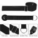 Maoxintek Yoga Belt Leg Extensor - Fitness Stretch Band for Dance Ballet & Gymnastics - Long Cotton Loop with Door Anchor - Black - Buy Online on SooperMarket.com