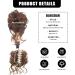 Long beard ball head wig bun grab clip Fluffy natural scrunchie bridal cocktail hairpin Messy Hair Bun Extensions Curly Wavy Hair Scrunchies claw Clip Messy Bun Hairpiece (Light Curry) - Buy Online on SooperMarket.com