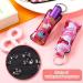 Mini Chapstick Holder Keychain - 12 Pack Neoprene Lip Balm Holders with Metal Ring | Waterproof Lipstick Tracker Sleeve Keychains for Travel - Birthday Gift (12 Styles) - Buy Online on SooperMarket.com