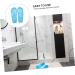 MAGICLULU 2 Pairs Slippers Quick Drying Shower Slippers Green Home Indoor Slippers Non Dorm Shoes Gym Foot Spa Soak Tub Shower Footware Massaging Travel Pvc Household Plastic Barrel 25x9.5cm 8x2pcs Bluex2pcs - Buy Online on SooperMarket.com