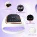 Professional 268W UV LED Nail Lamp with Automatic Sensor/4 Timer Setting/Large LCD Touch Screen Nail Dryer UV Lamps for Gel Nails Curing Lamp for Fingernail and Toenail Home Salon off-white - Buy Online on SooperMarket.com