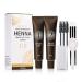 Eyebrow Tint Kit Brown Hen-na Semi-Permanent Professional Brow Tint Kit Long-Lasting and Safe Results Eyebrow Dye DONG RHYME Multi-Purpose Eyelash Tint Kit Easy to Use at Home