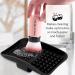 Silicone Makeup Brush Cleaner Mat with Back Strap - Beauty Tool for Cleaning All Brushes - Buy Online on SooperMarket.com