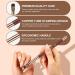 Shine Chance Acrylic Nail Brush Size 8 - 100% Real Kolinsky Art Brush for Acrylic Powder - Handmade Wood Handle Extension Tool for DIY & Professional Use - Buy Online on SooperMarket.com