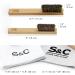 Stone and Clark Horse Hair Shoe Brush - Premium Shoe Polish Brush with 100% Horse Hair Bristles - Concaved Beech Wood Handle for Perfect Leather Polishing - Buy Online on SooperMarket.com