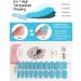 Kalolary 20PCS Nail Adhesive Wrap Gel Nail Polish Strips - Glitter Sky Blue - Self-Adhesive Stickers - UV/LED Lamp Required - Buy Online on SooperMarket.com