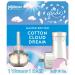 Glade PlugIns Refills Air Freshener Starter Kit Scented and Essential Oils for Home and Bathroom Cotton Cloud Dream 0.67 Fl Oz 1 Warmer + 1 Refill