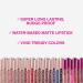 Ruby Kisses Forever Matte Liquid Lipstick RFML10 - Wild Fire | Long-Lasting Lip Color - Buy Online on SooperMarket.com