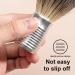 Razor Brush for Beard Care | Practical Hair & Beard Brush | Matt Silver Shaving Tool for Men - Buy Online on SooperMarket.com