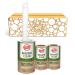 Scotch-Brite Greener Clean Lint Roller Reusable Lint Rollers for Clothes Furniture and Pet Hair Tidy Up Fabrics with a More Sustainable Fuzz Remover 1 Roller 2 Refills White 3 Pack