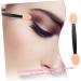 WOFASHPURET 100pcs Double Ended Eyeshadow Brush Makeup Sponge Mini Makeup Eye Makeup Applicator Eye Shadow Oval 6.5x1.3cm Black - Buy Online on SooperMarket.com