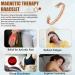 EnerCoppeX Copper Magnetic Bracelet for Women - Detox Jewelry with 3500 Gauss Magnet (CPB-0999) - Buy Online on SooperMarket.com