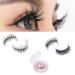 2 pairs of reusable self -adhesive eyelashes natural multiple reversible adhesive -free false eyelashes eyelashes without glue self -adhesive eyelashes (Thick)