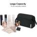 Narwey Large Makeup Bag - Black Travel Toiletry Cosmetic Organizer for Women - Buy Online on SooperMarket.com