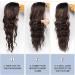 Long Brown Wavy Wig 24 Inch Highlight Wigs for Women Middle Part Curly Synthetic Hair Natural Looking Heat Resistant Fiber for Daily Party Use (Brown Mixed Blonde) - Buy Online on SooperMarket.com