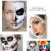 Clown White Face Paint Makeup Kit - Professional 100g Foundation Cream for Halloween & Special Effects - Includes Brush & Sponge - Buy Online on SooperMarket.com