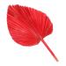 Alipis Simulated Cattail Fan Wedding Layout Palm Leaf Dried Palm Spears Home D cor Vase Art Ornament Faux Plant Italian Ruscus Woven Hand Held Fan Decor Fans Palm Leaves Hamster Monstera Red 50x28cm