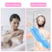 Buy Gjinxi Peeling Gloves & Back Scrubber - 2 Piece Washcloth Set for Exfoliation & Bathing Accessories (Blue) - International Shipping Available - Buy Online on SooperMarket.com