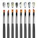 HanyoSheng brush for nails nail art brush set 8 pieces of floral nail design brush gradient brush set professional painting nails brush for diy nail art design