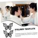 HAPINARY 2pcs Butterfly Eyeliner Stencil Wing Eyeliner Stamp Eyeliner Stencil - Buy Online on SooperMarket.com
