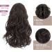 REECHO Short Curly Ponytail Extension Claw Clip 10 Inch - Natural Wavy Synthetic Hairpiece for Women - Black Brown - Buy Online on SooperMarket.com