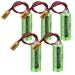 Pack of 5 CR17450SE-R 3V Battery CR17450SE-R 2500mAh PLC Replacement Battery for SANYO CR17450SE-R A98L-0031-0012 CNC Series with Brown Plug green
