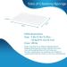100 Count Disposable Magic Sponge Eraser Sheets - Thin Nano Cleaning Wipes for Hard-to-Reach Places - Buy Online on SooperMarket.com