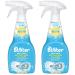 Buster Active Foam Sink & Drain Cleaner 500ml x 2 - Sink Cleaner to Remove Limescale & Stains - Daily Plughole Foam Cleaner & Odour Eliminator Foam Cleaner for Sinks Showers Drains and Plugs