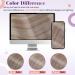 LAAVOO Real Hair Clip Extensions - 40cm Balayage Brown Ombre Clips 105g 7pcs - Double Weft #4/27/4 - Buy Online on SooperMarket.com