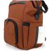 Osann Diaper Backpack - Large Capacity Storage with Mobile Phone Port | Caramel Color - Buy Online on SooperMarket.com
