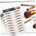 Baluue 63 Sheets Waterproof Eyebrow Stickers Imitation Eyebrow Stick on Eyebrows Makeup Brow Sticker Brown - Buy Online on SooperMarket.com