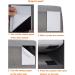 Aobrill Non Slip Cushion Pad  Hook Loop Tape for Reduce Couch Cushions Sliding (6 x 6 inch)- (8PCS  Black) 8 Black - Buy Online on SooperMarket.com
