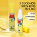 Bad Breath Oral Spray Lemon Scent Herbal Extract Cleaning Mouth Freshener 20ml Pocket Size 8 Hours Lasting Relief for Dry Mouth Promotes Oral Health - Buy Online on SooperMarket.com