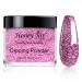 28g/Box Dark Pink Color with Glitter Dipping Powder No Lamp Cure Nails Dip Powder Like Gel Nail Polish Natural Dry for Nail Salon No.113 HJ-ND064B-No.113