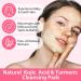Turmeric Kojic Acid Cleansing Pads | Acne Scars & Pigmentation Treatment | Firming Facial Cleansing Pads | 50PCS for Clean Skin & Pore Care - Buy Online on SooperMarket.com
