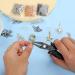 Hotop 1402 Pieces Split Jump Rings Set - MultiColor Jewelry Split Rings with Opener and Plier for DIY Craft Making - Buy Online on SooperMarket.com