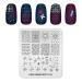 Alexnailart Nail Stamp Plates - Durable Metal Stencils for Stunning Nail Designs | International Shipping Available - Buy Online on SooperMarket.com