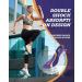Supination Insoles for Women - Prevent Overpronation & Plantar Fasciitis - XS Purple XS (Women 4.5-5.5) - Buy Online on SooperMarket.com