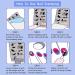 NICENEEDED Dreamcatcher Nail Art Stamping Kit - 6 Templates, 1 Stamper, 1 Scraper, Manicure Tool for DIY Decoration - Style 5 - Buy Online on SooperMarket.com
