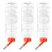 3 PACK 600ML CLASSIC WATER BOTTLE FOR SMALL ANIMAL RABBIT HUTCH CAGE WATER FEEDER CLEAR