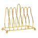 Gold Palette Rack - Carbon Steel Makeup Organizer with 6 Compartments | Coaster Holder & Drying Stand - Buy Online on SooperMarket.com