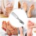 Foot Brush Scrubber 2-in-1 Multi Purpose Callus Remover - Multi-Purpose Pedicure Tools Foot Scrubber for Dead Skin - Reduces Calluses Corns Transparent Gray - Buy Online on SooperMarket.com