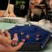 RNK Gaming Folding Hexagon Dice Tray - PU Leather and Blue Velvet for DND Dice Rolling Games - Buy Online on SooperMarket.com