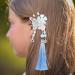 Beavorty 1 Pair Chinese Hair Clips Tassel Barrettes Butterfly Flower Hairpins Hanfu Hair Accessories - Buy Online on SooperMarket.com