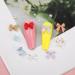 3D Bow Nail Decorations 5 Styles Mini Bow Charms with Cute Rhinestones Bear and Pearl Stones Colorful Matte & Aurora Bow-Knot Charm for Nail Design Jewelry DIY Project - Buy Online on SooperMarket.com