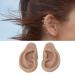 Artificial Ear Model Flexible Reusable Simulation Silicone Ear Model Convenient for Ear Piercing Exercise for Earrings Display(Deep Skin Color) - Buy Online on SooperMarket.com