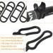 Tuserxln Bicycle Stretch Silicone Tape - 10 Adjustable Rubber Rings for LED Bike Lights & Flashlights | International Shipping - Buy Online on SooperMarket.com